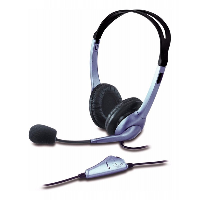 Auricular + Mic Headset Genius Hs-04s Dual Plug