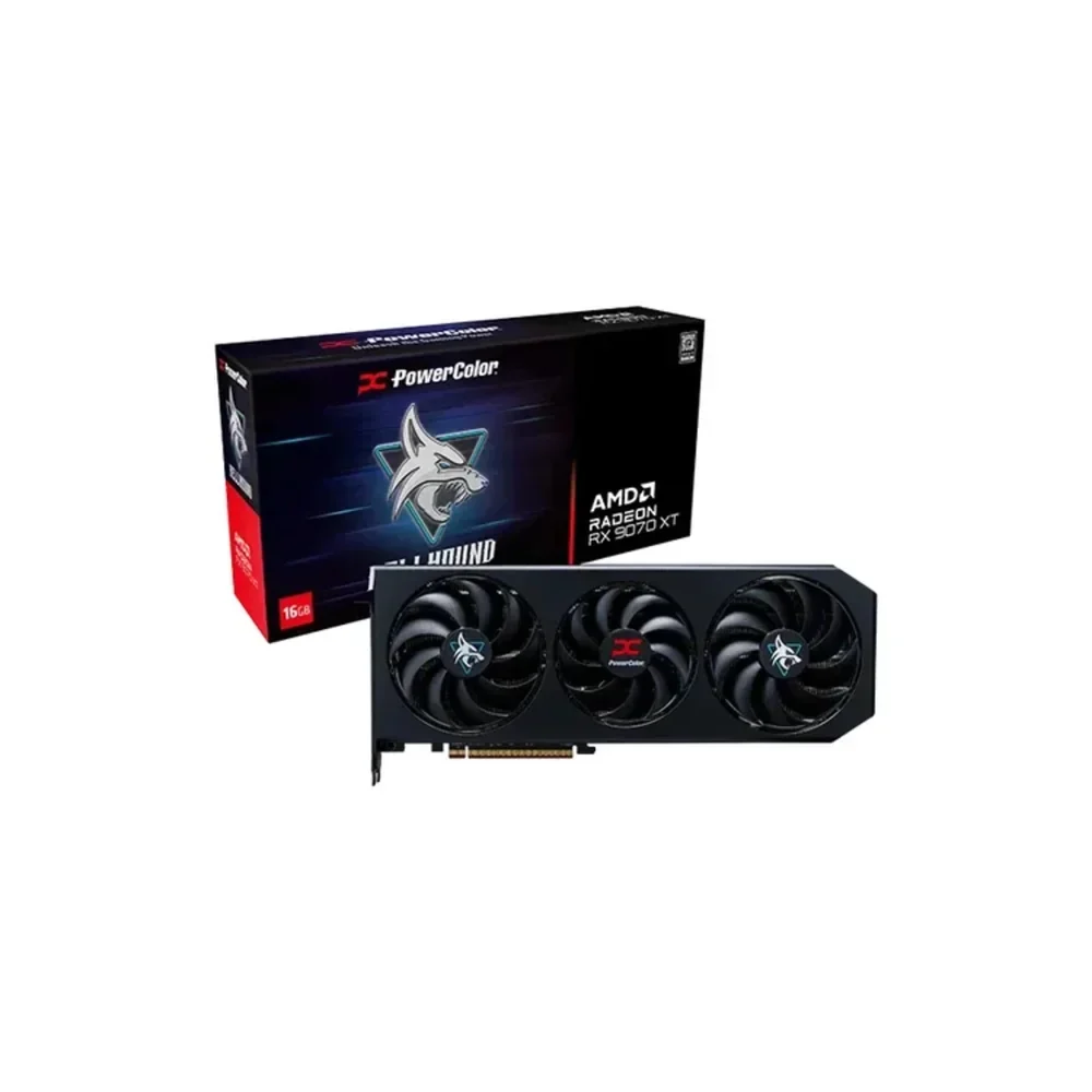 VGA Powercolor Hellhound Amd Radeon RX 9070 Xt 16GB GDDR6