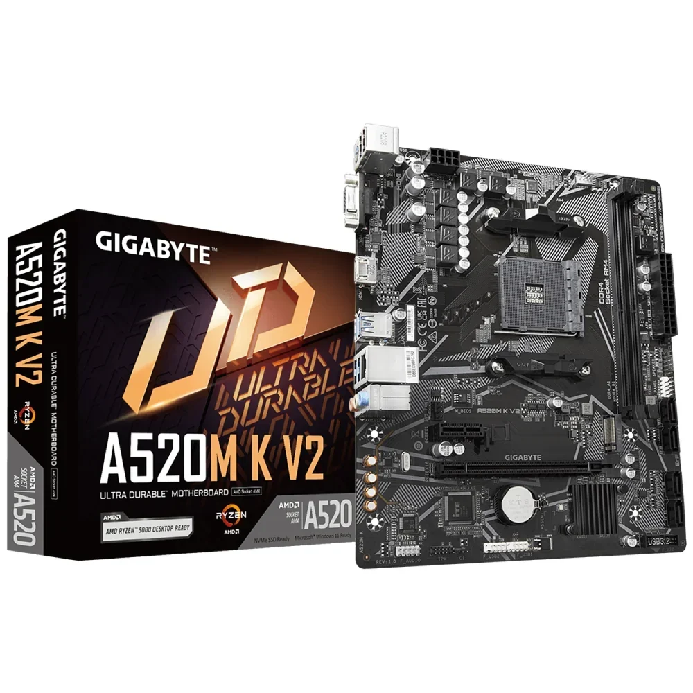 Mother Gigabyte A520M K V2 AM4 DDR4