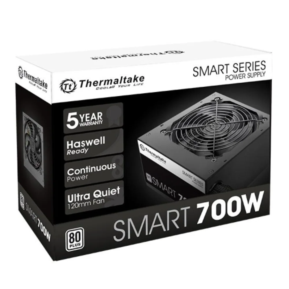 Fuente Thermaltake Smart 700W 80 Plus White 4
