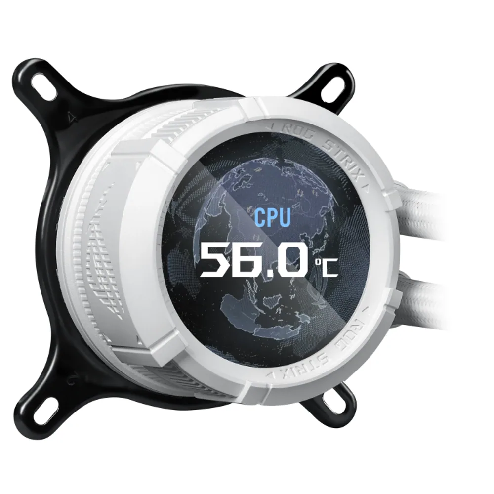 Water Cooler Asus ROG Strix Lc III 360 ARGB LCD Wh 6