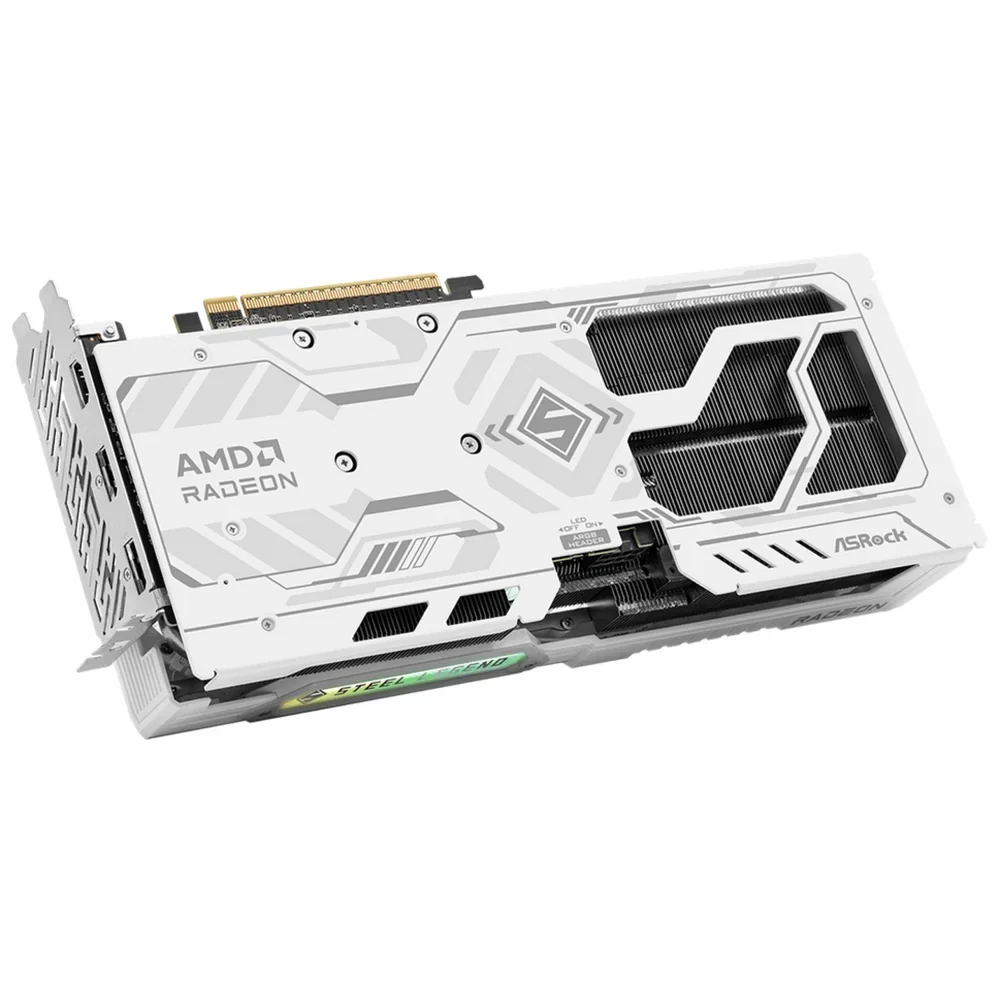 VGA Asrock RX9060XT 8GB Oc Steel Legend White