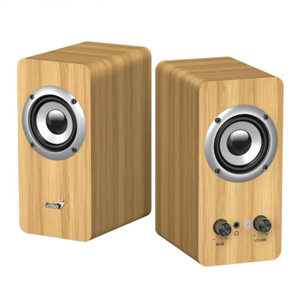 Parlante Genius Sp-hf400 Pine Wood