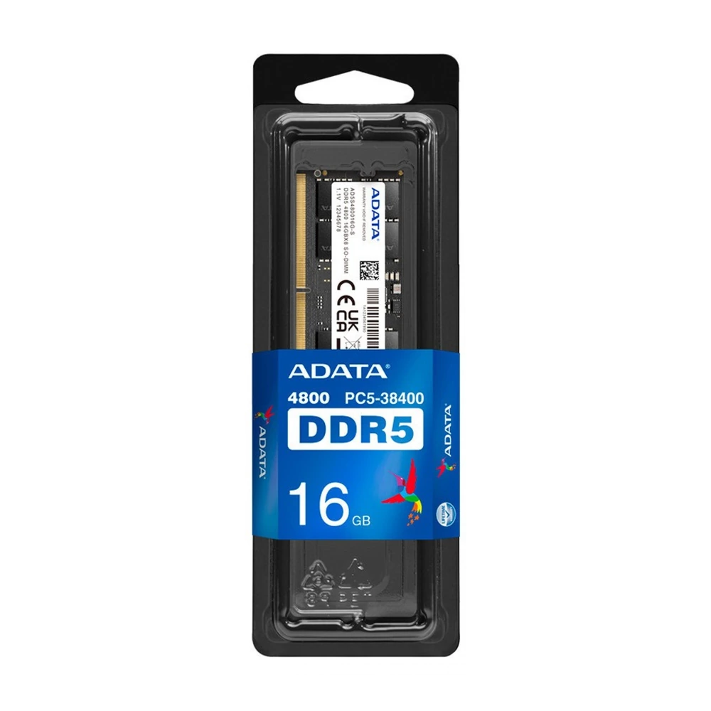 Memoria Ram Sodimm Adata 16GB DDR5 4800MHZ CL40 1.