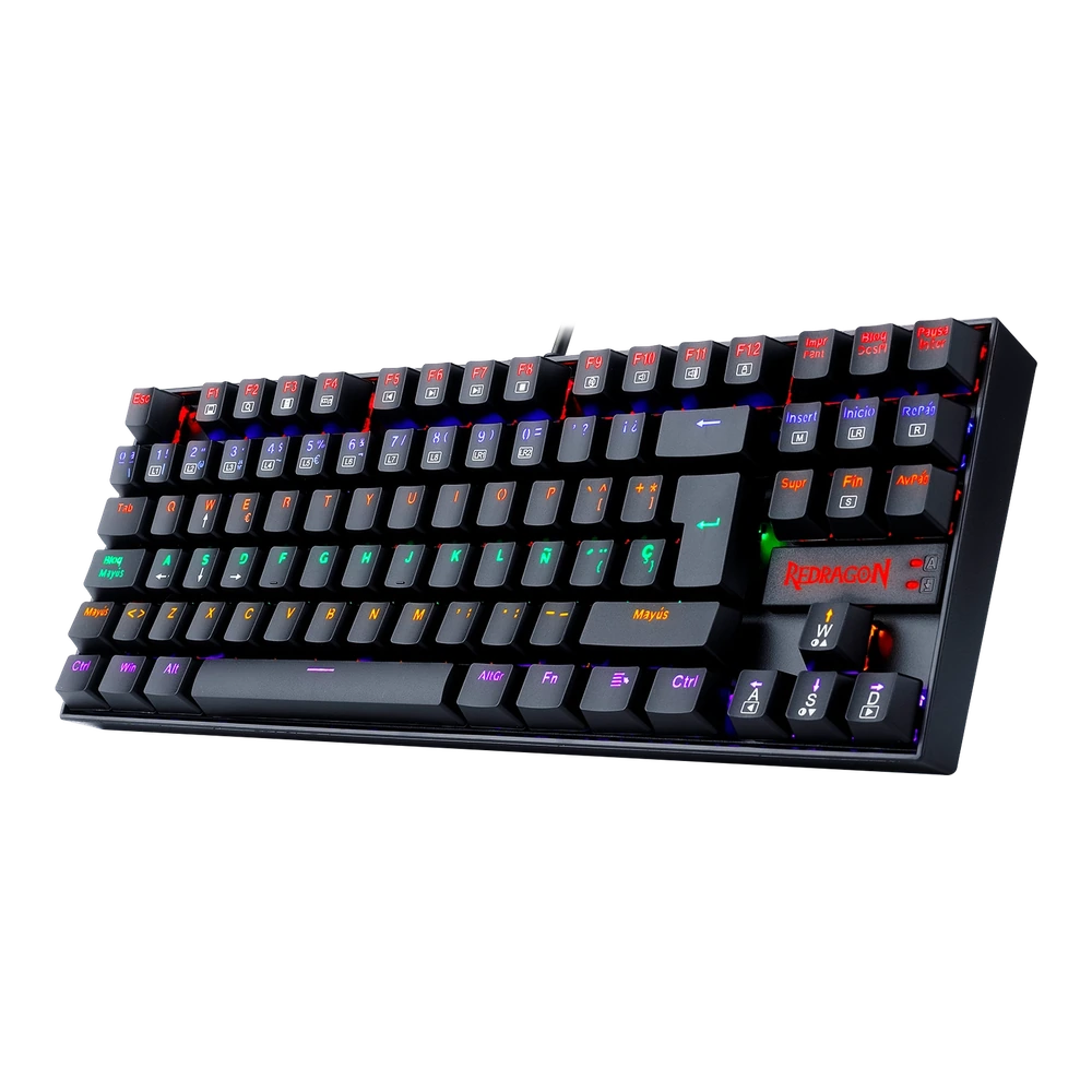 Teclado Redragon Kumara 2 K552 Rainbow Negro - imagen 2