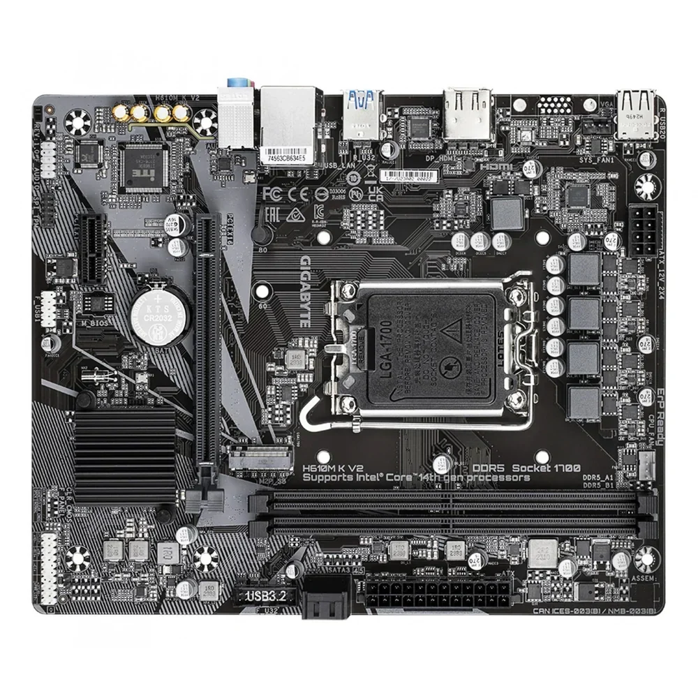 Mother Gigabyte (lga1700) H610M K V2