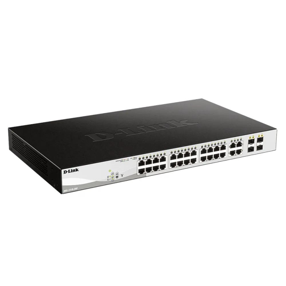 D-link Switch Dgs-1210-28p 24 10/100/1000base-t Poe 4 100/1000