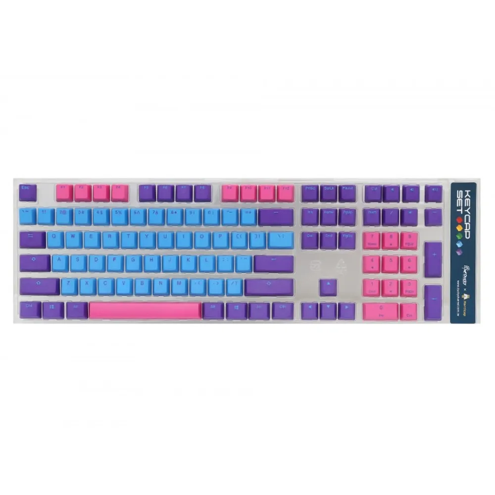 Ducky Keycap Set Jocker Pbt Seamless Double Shot 3 Tone