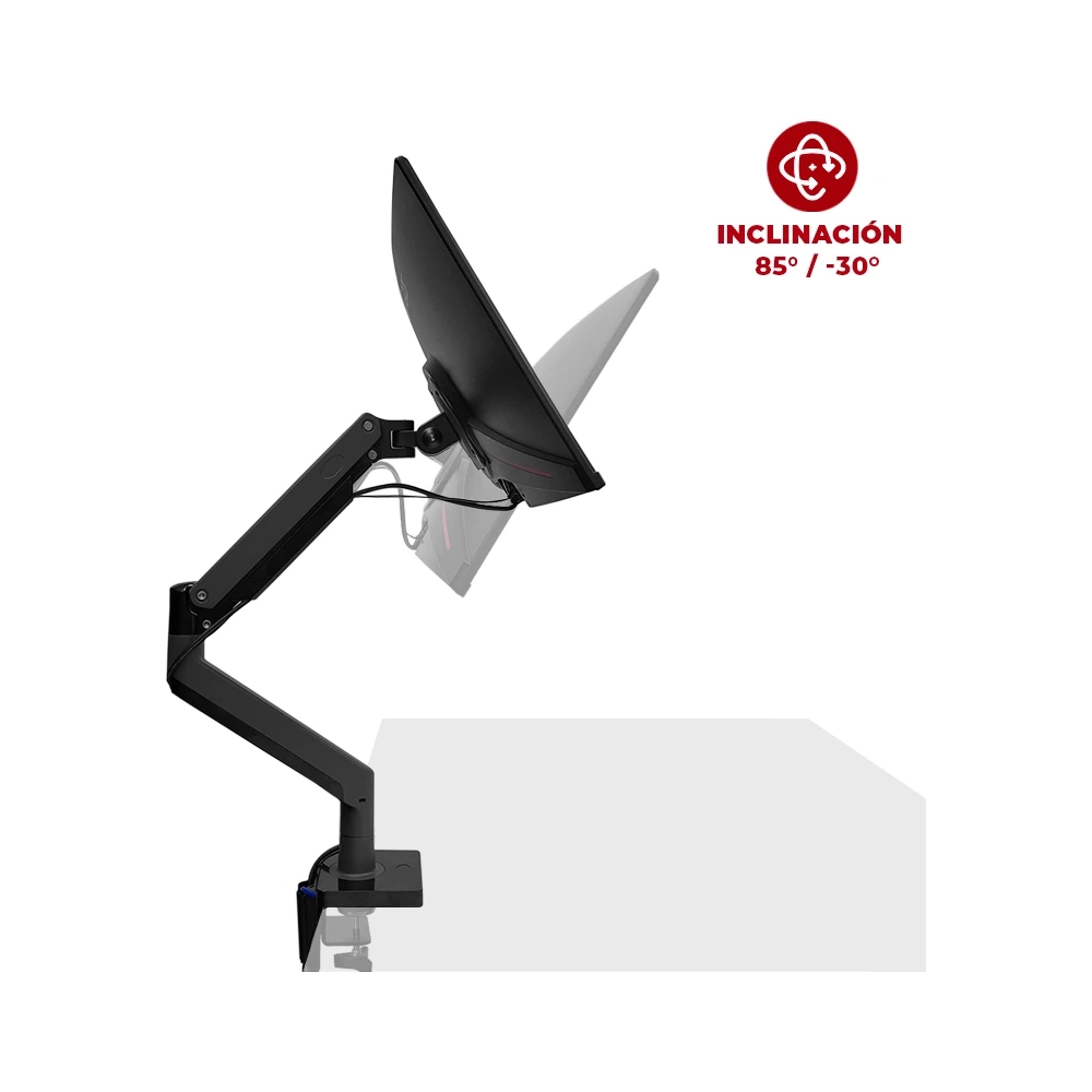 Soporte Monitor Teros Te-7113 Brazo Articulado 22" A 35" 2