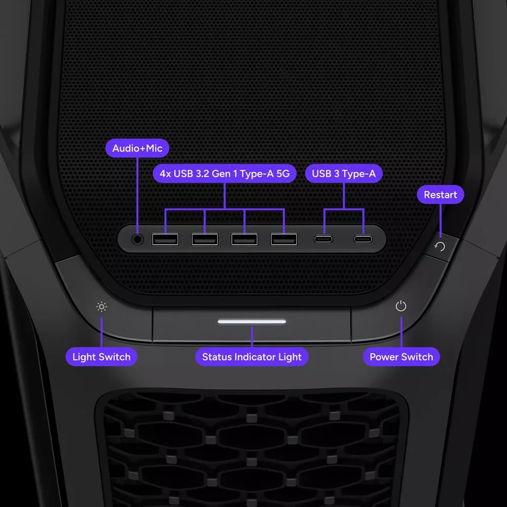 Gabinete Cooler Master Cosmos Alpha Silver 8