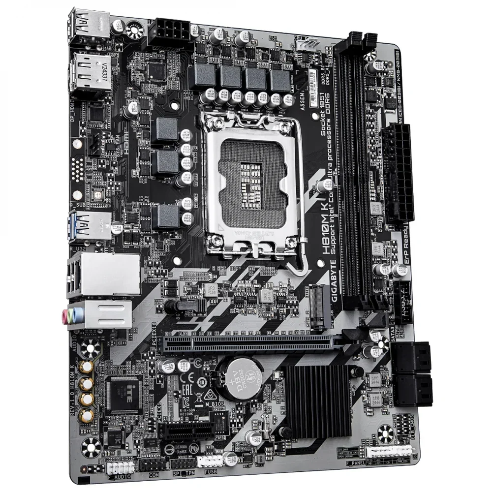 Motherboard Gigabyte H810M K LGA1851 DDR5 - imagen 2