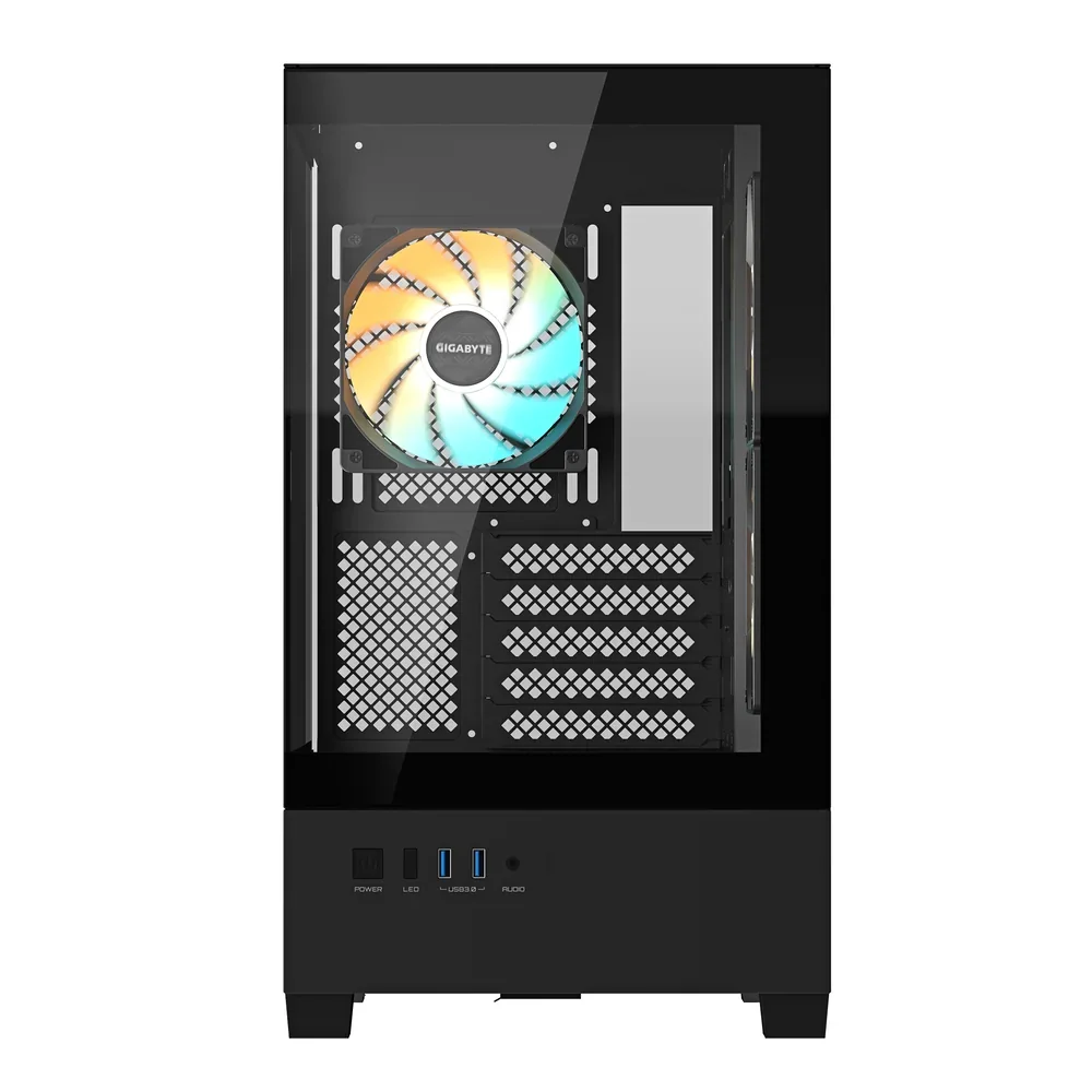 Gabinete Gamer Gigabyte C201P M-atx White Panoramic 4