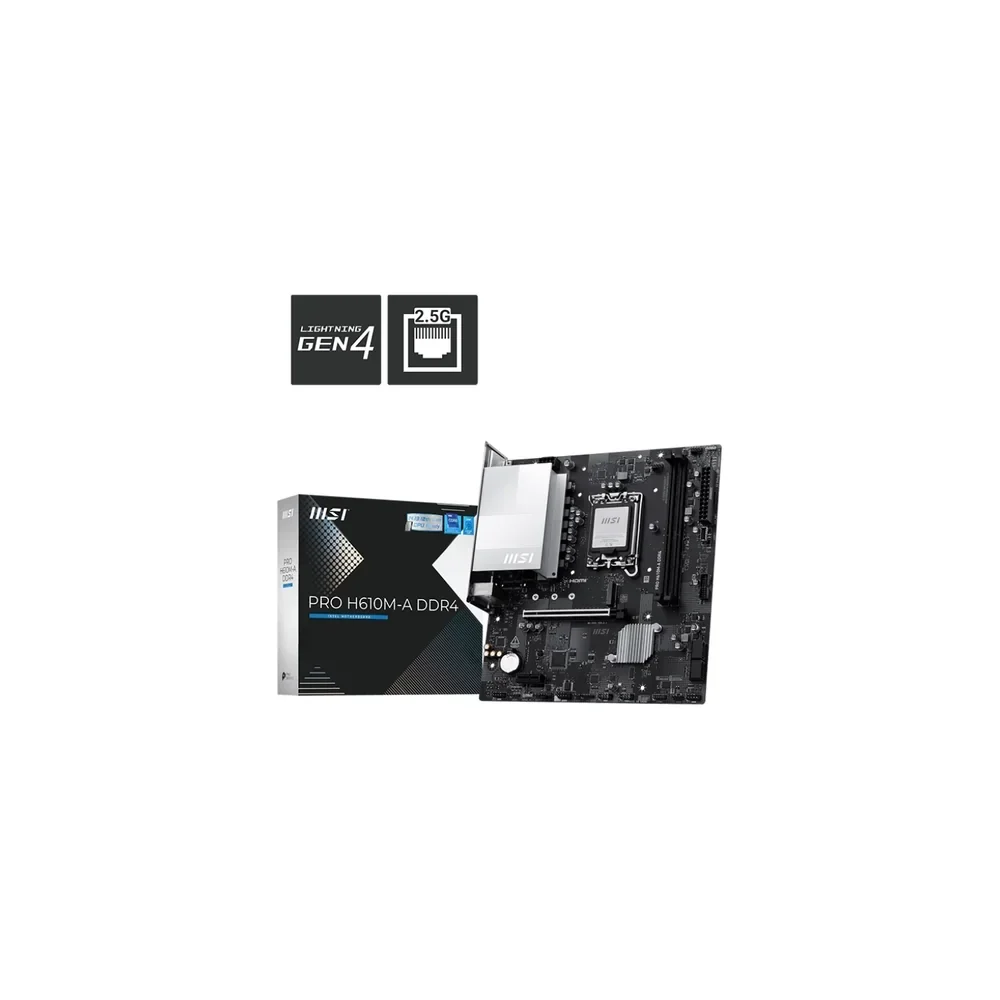 Mother Msi Pro H610M-A Lga 1700 DDR4