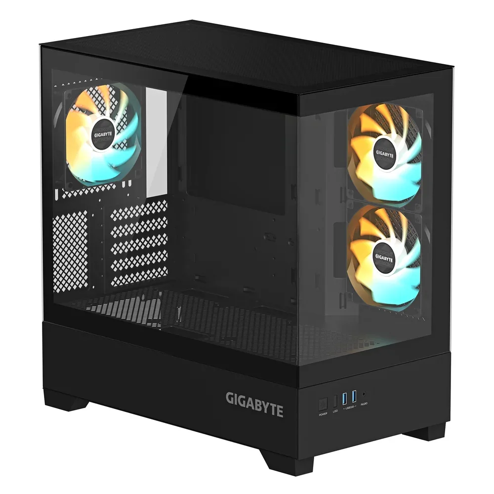 Gabinete Gamer Gigabyte C201P M-atx White Panoramic 2