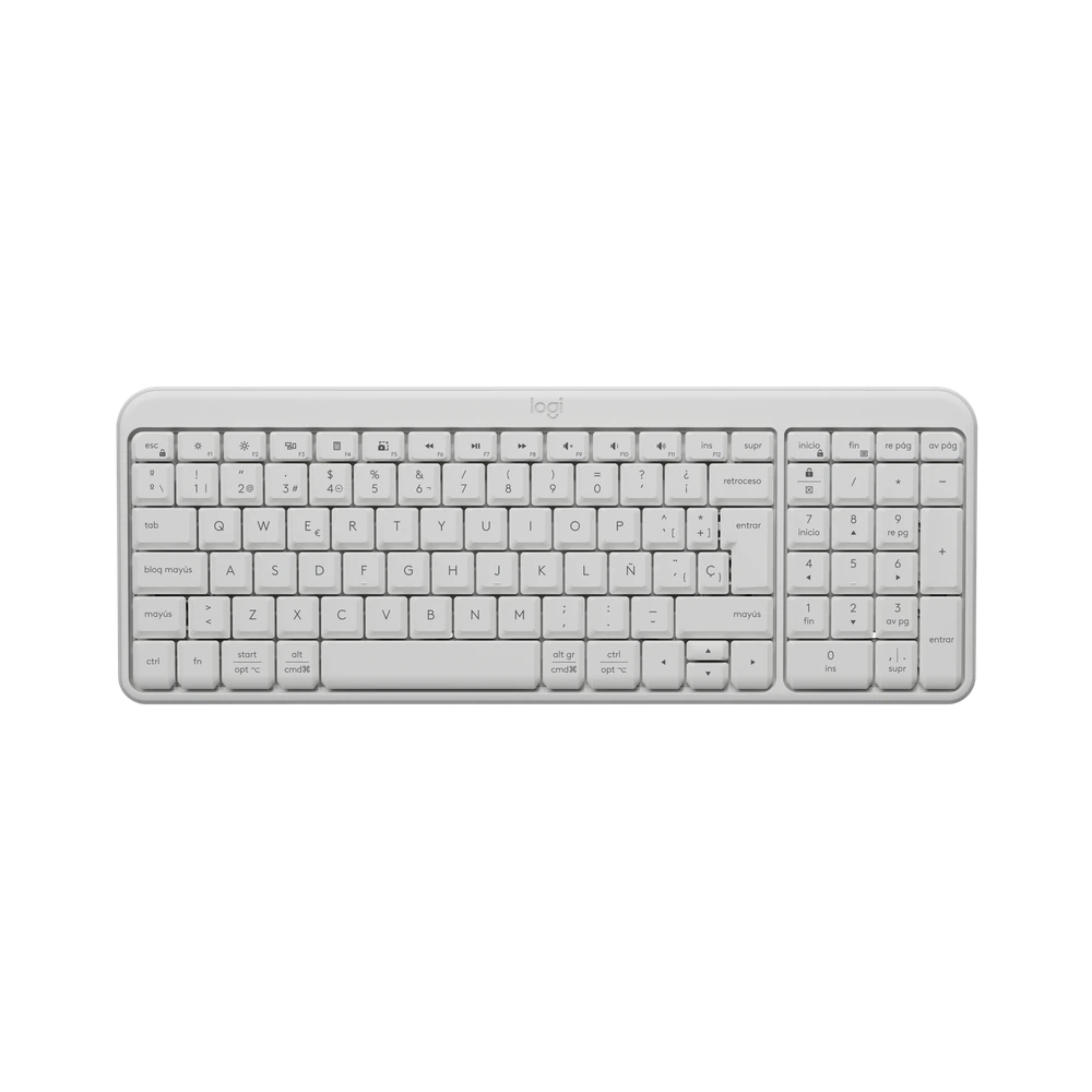 Teclado Bluettoth Logitech K250 Blanco