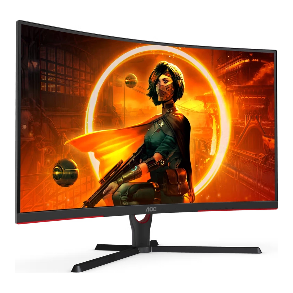 Monitor Aoc C32G3E 31,5" Va Fhd (1920 X 1080) 165HZ 4MS Curved Gaming Ficha Usa - imagen 2