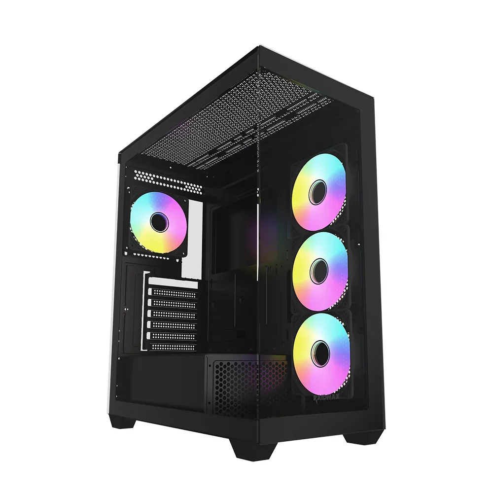 Gabinete Gamer Raidmax Infinita I800 Black ATX Tg ARGB