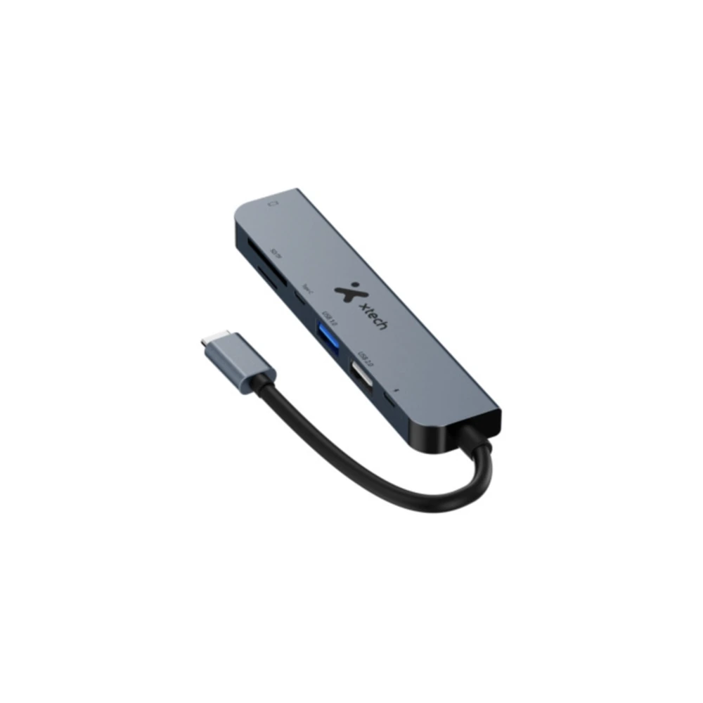 Adaptador Xtech, Multipuerto, 7 En 1 , USB C 3