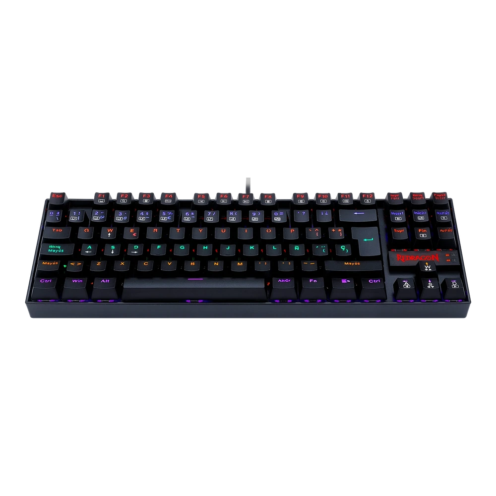 Teclado Redragon Kumara 2 K552 Rainbow Negro - imagen 3
