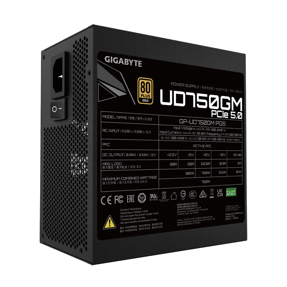 Fuente Gigabyte UD750GM 80 Gold Modular PG5 2