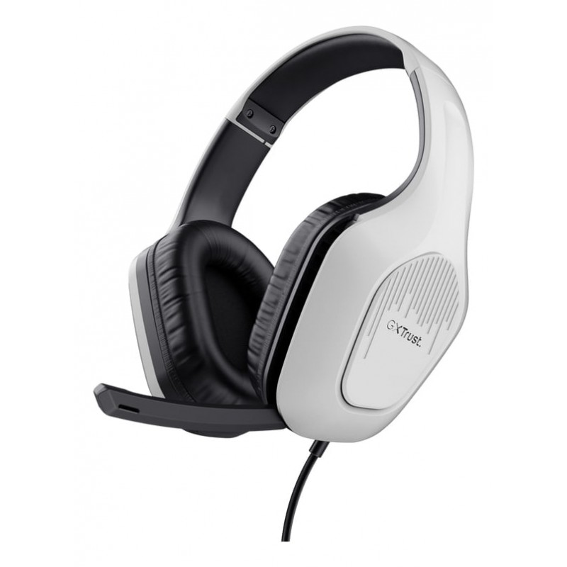 Auricular Gamer Trust Zirox White GXT415W