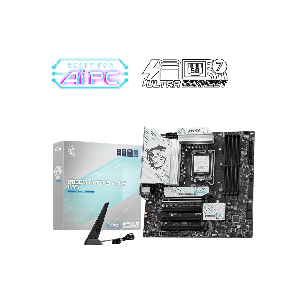 Mother Msi B860M Gaming Plus Wifi LGA1851 DDR5