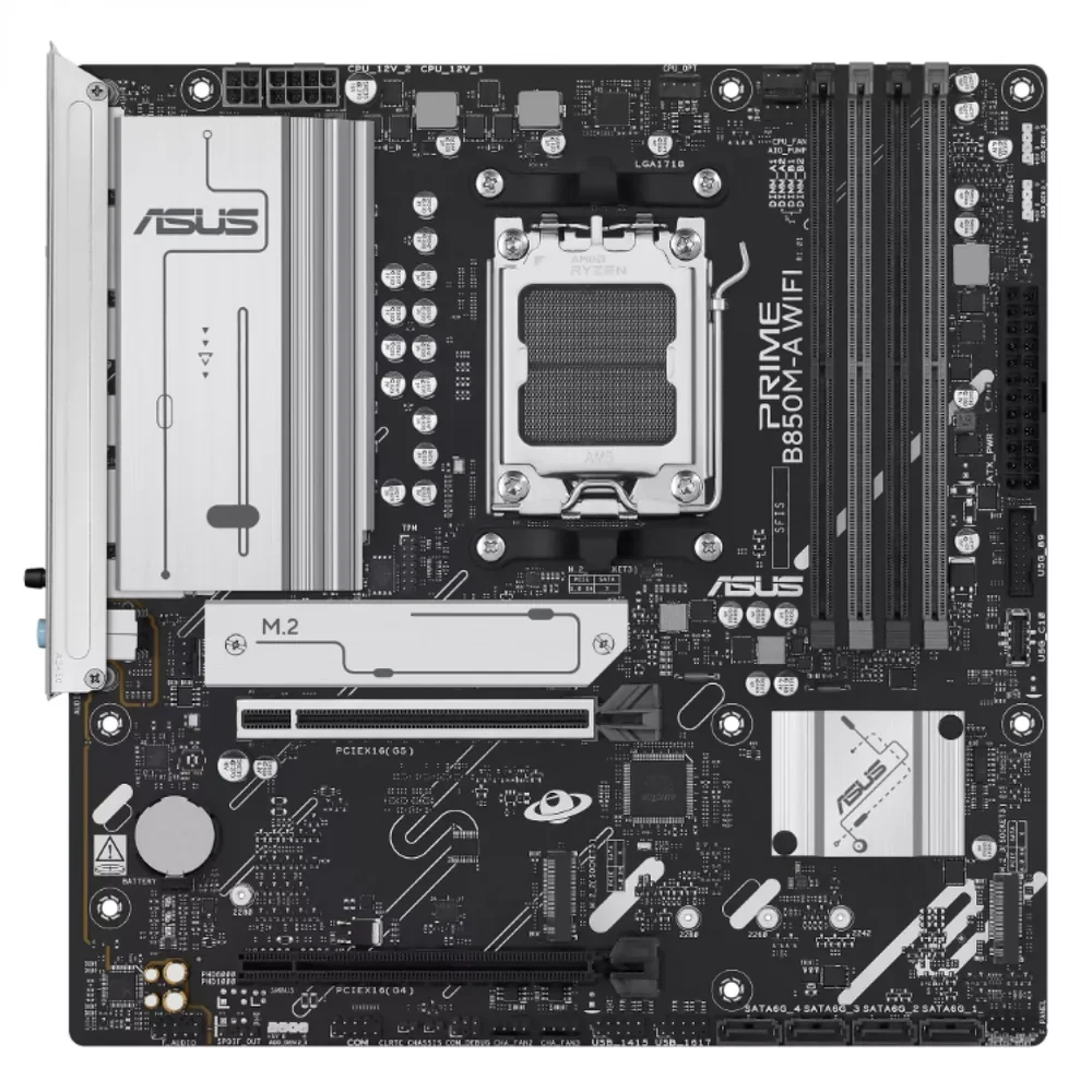 Motherboard Asus Prime B850M-A Wifi AM5 DDR5 - imagen 2