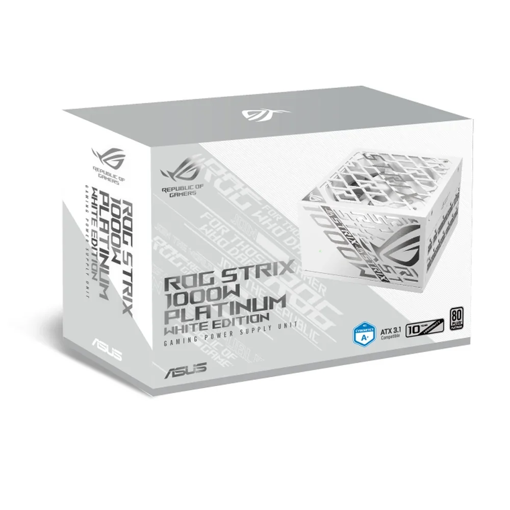 Fuente Asus Rog-strix 1000W Platinum Gaming White 15