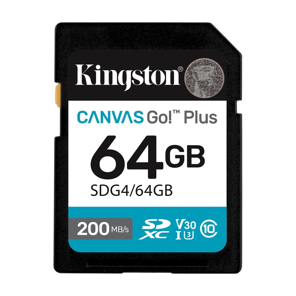 Tarjeta De Memoria Kingston Canvas Go Plus 64GB G4