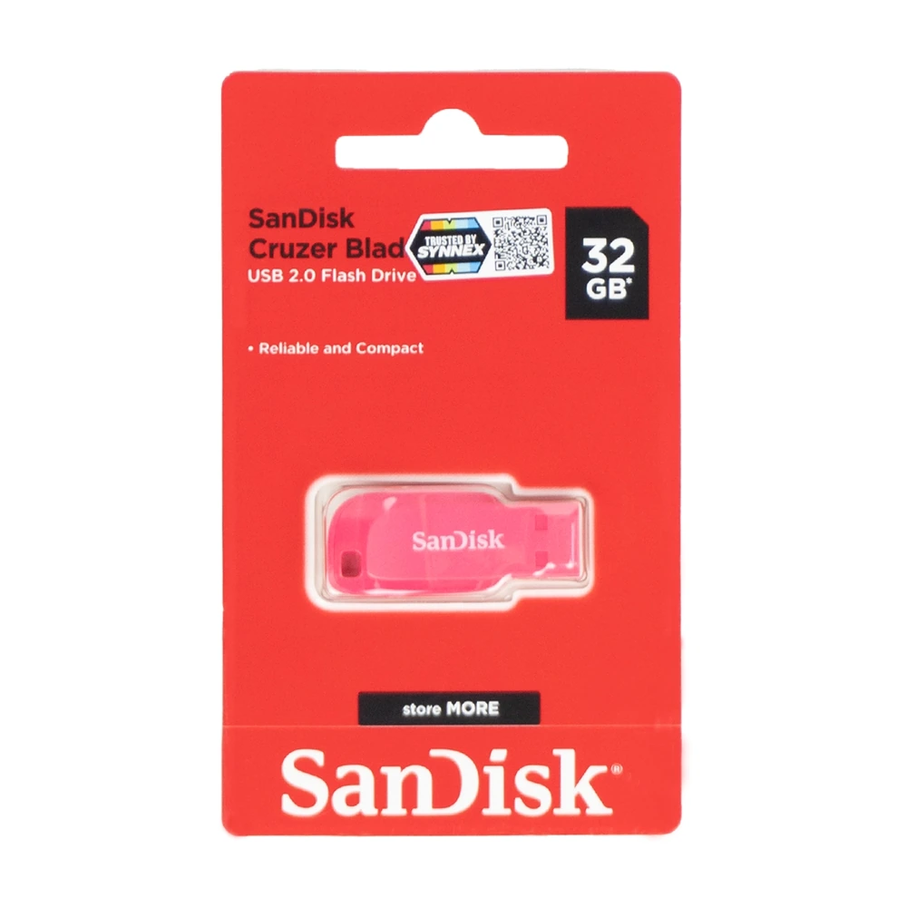 Pen Drive Sandisk Cruzer Blade 32GB USB 2.0 Tipo A Rosa - imagen 4
