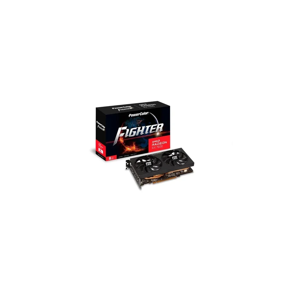 VGA Powercolor Fighter Amd Radeo RX 7600 8GB GDDR6