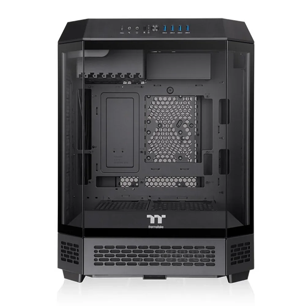 Gabinete Thermaltake The Tower 600 Black Tempered Glass