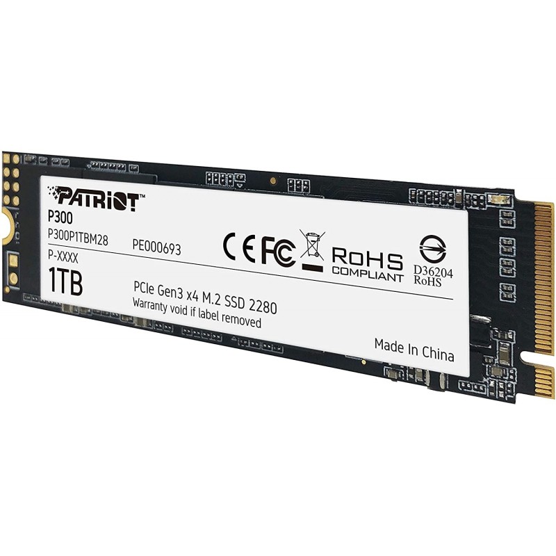 Disco Ssd Patriot P300 1TB M.2 2280 Pcie GEN3 X4 PE000693