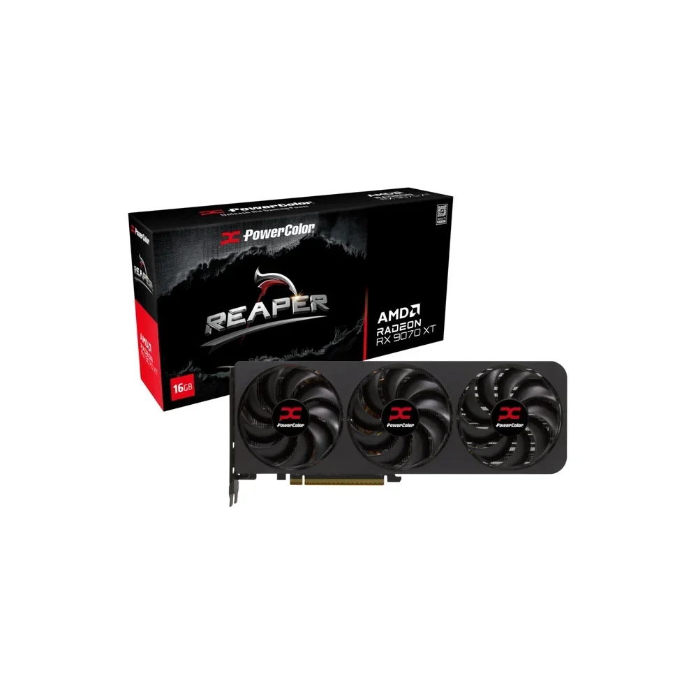 VGA Powercolor Reaper Amd Radeon RX 9070 Xt 16GB GDDR6