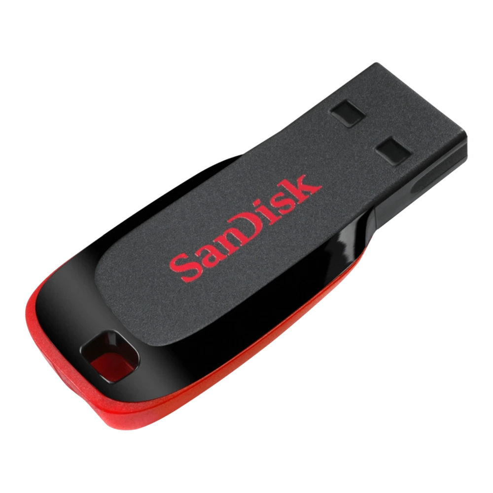 Pen Drive Sandisk Cruzer Blade 128GB USB 2.0 Tipo A Negro