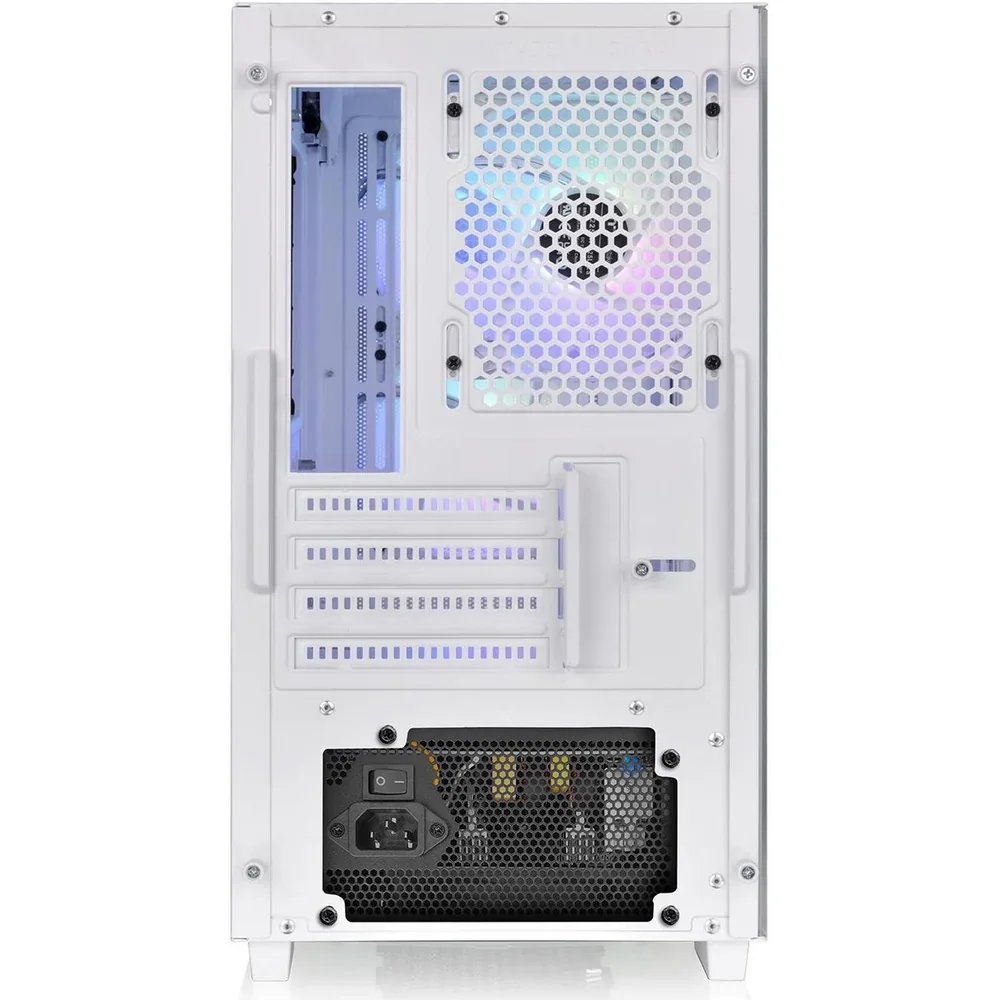 Gabinete Gamer Thermaltake Versa H16 Tg ARGB Snow White Temp Glass 3