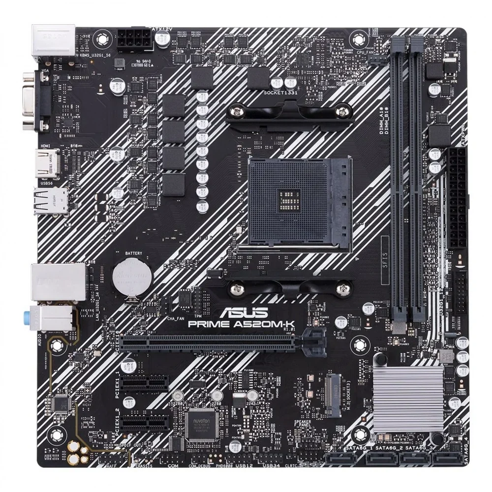 Motherboard Asus Prime A520M-K AM4 DDR4 - imagen 3