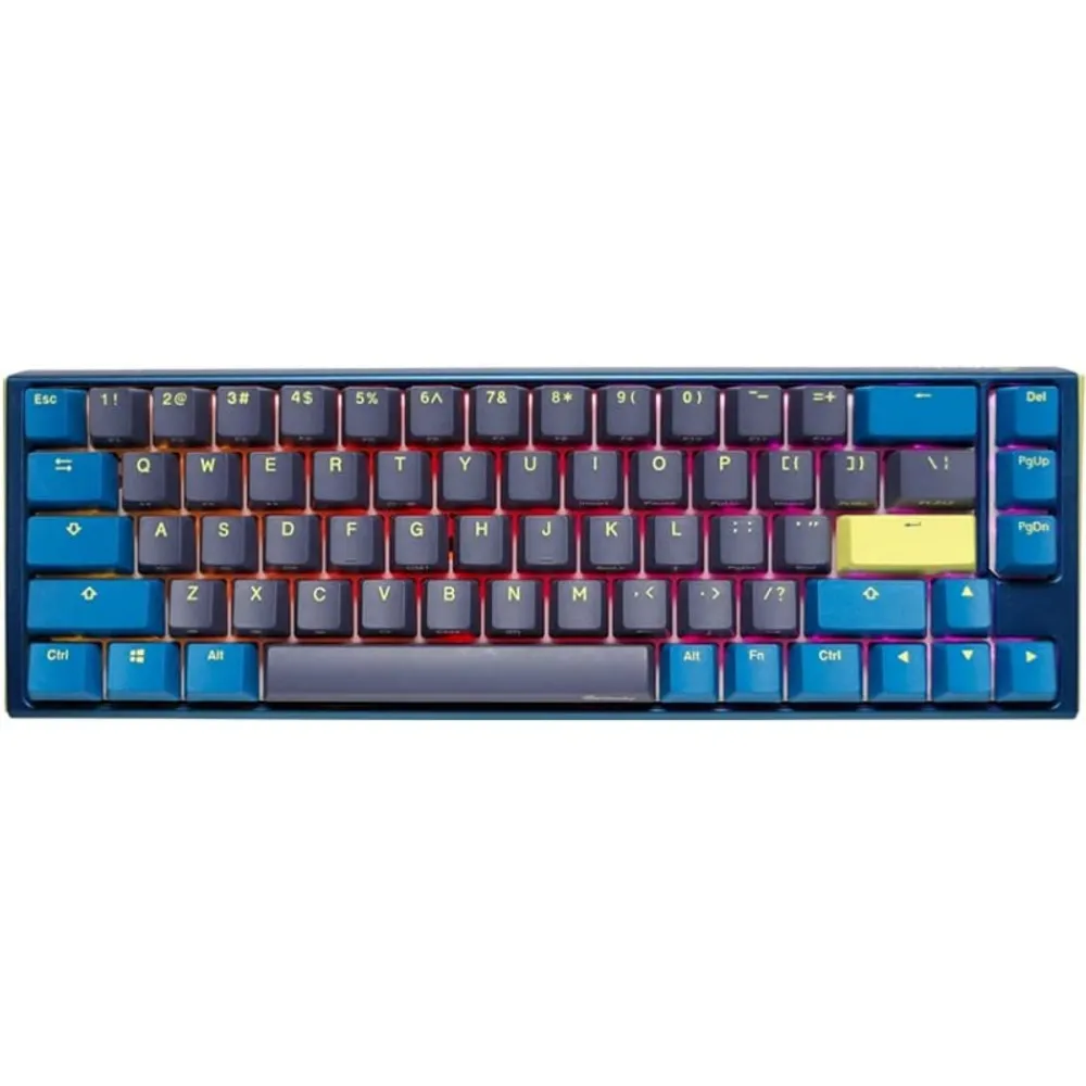 Teclado Mecanico Ducky One 3 Daybreak Sf Teclas Azulesvelocidad Interruptor Plateado Ingles Pbt Doble Disparo Sin Costuras Estuche Superior Azul Estuc