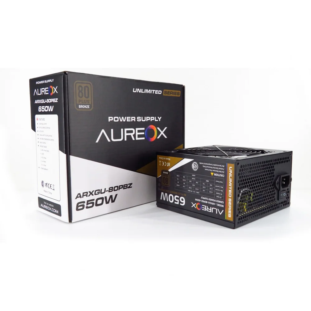 Fuente Gamer Aureox 650W Bronze 80+psu