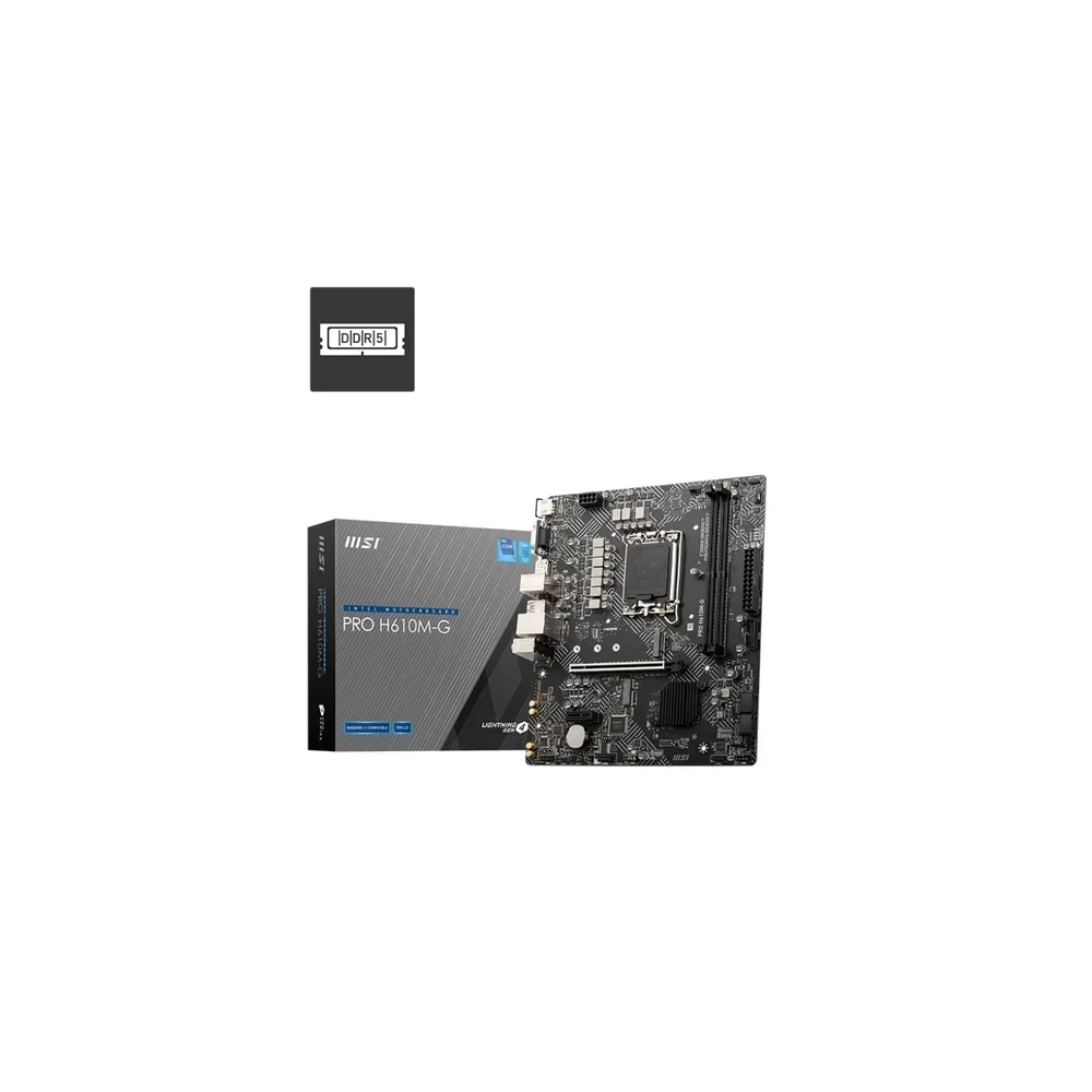 Mother Msi Pro H610M-G LGA1700 DDR5