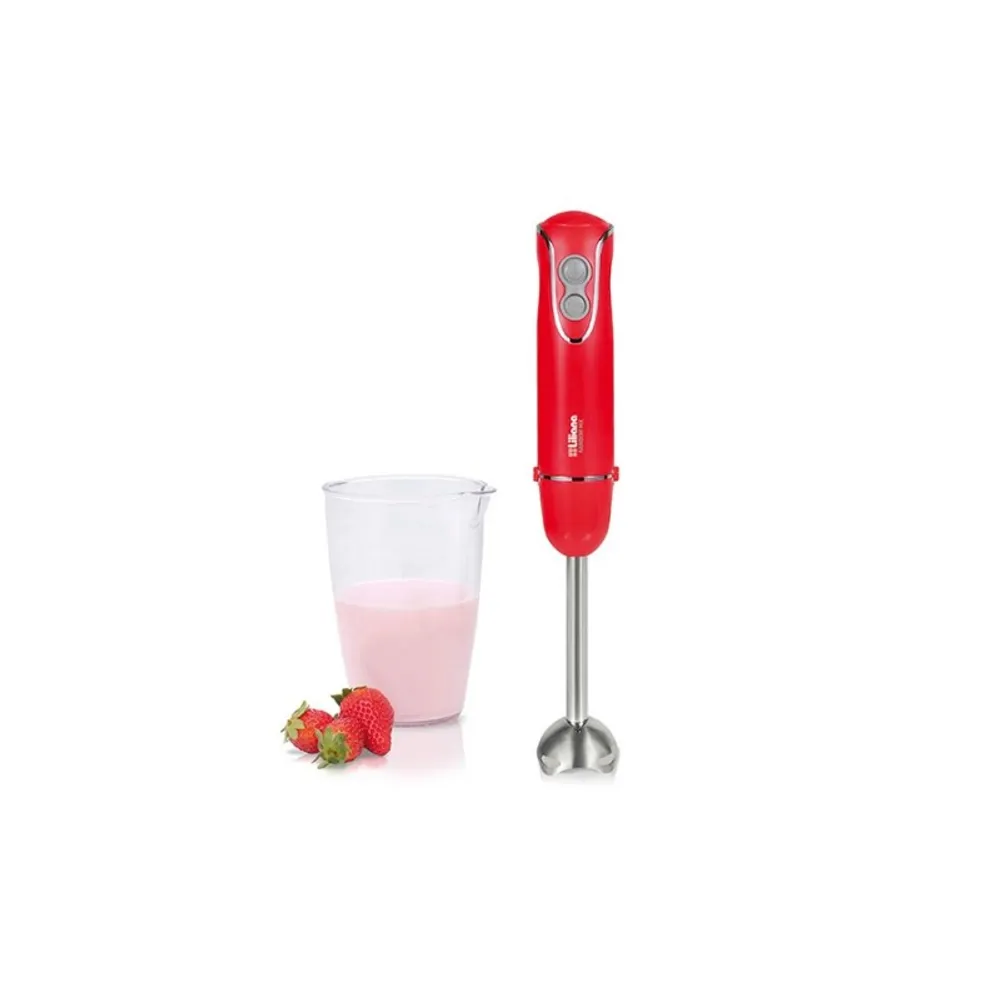 Liliana Procesadora Manual Rainbow Mixer 450W Rojo