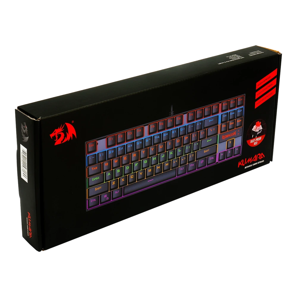 Teclado Redragon Kumara 2 K552 Rainbow Negro - imagen 4