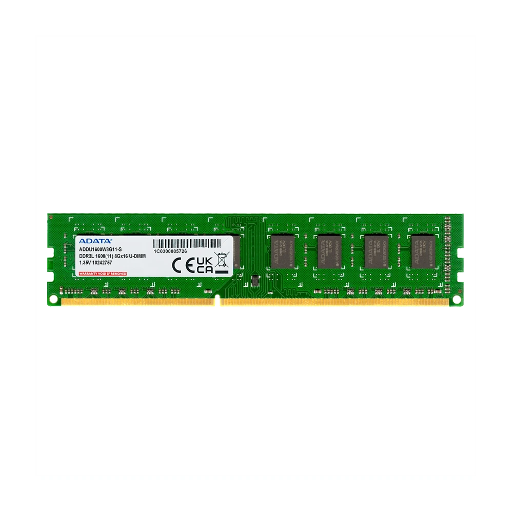 Memoria Ram Udimm Adata 8GB DDR3L 1600MHZ CL11 1.35v