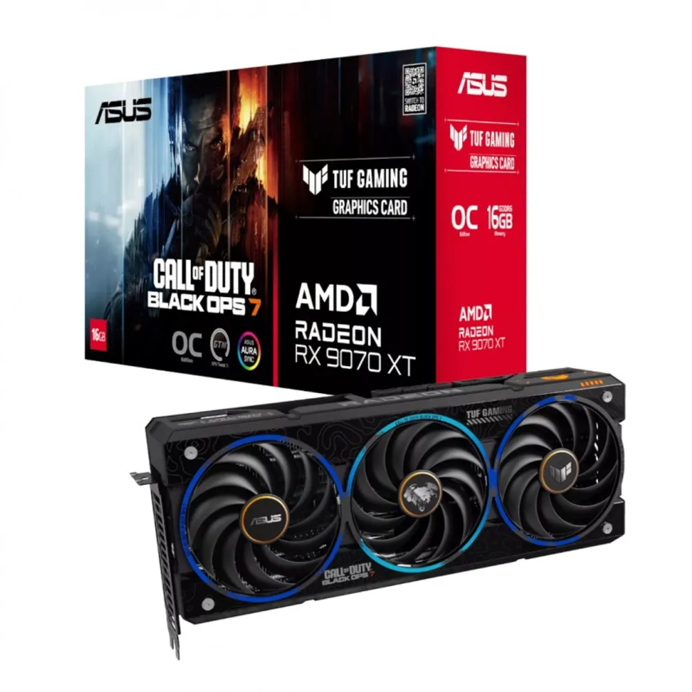 VGA Asus TUF RX9070XT O 16GB Cod BO7