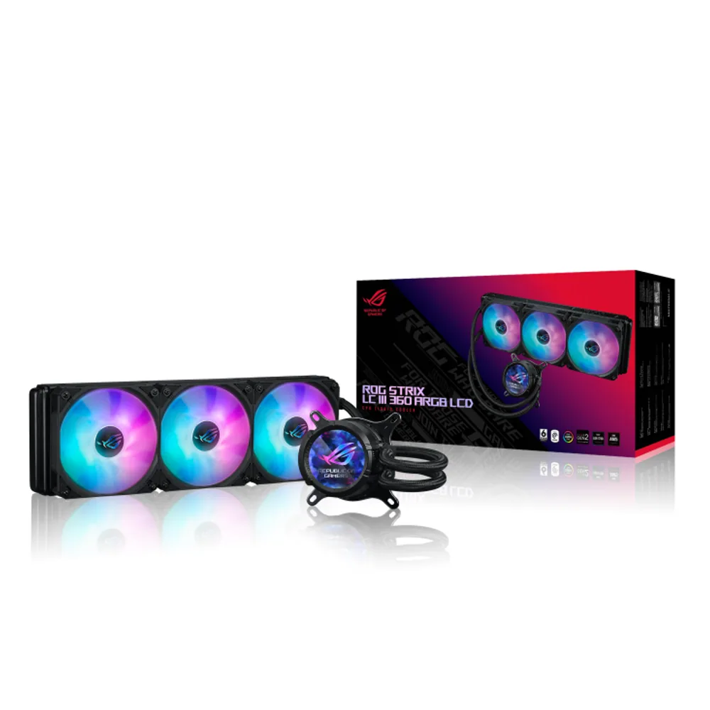 Water Cooler Asus ROG Strix Lc III 360 ARGB LCD 7