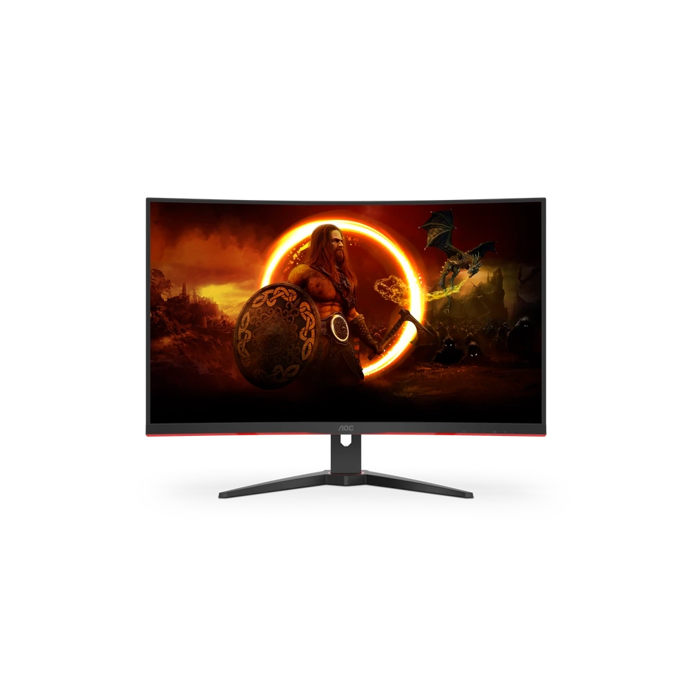 Monitor Aoc C32G2ZE 31,5" Va Fhd (1920 X 1080) 240HZ 4MS Curved Gaming Ficha Usa