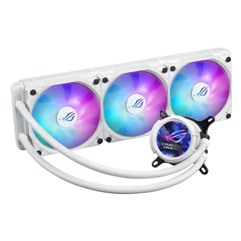 Water Cooler Asus ROG Strix Lc III 360 ARGB LCD Wh 9
