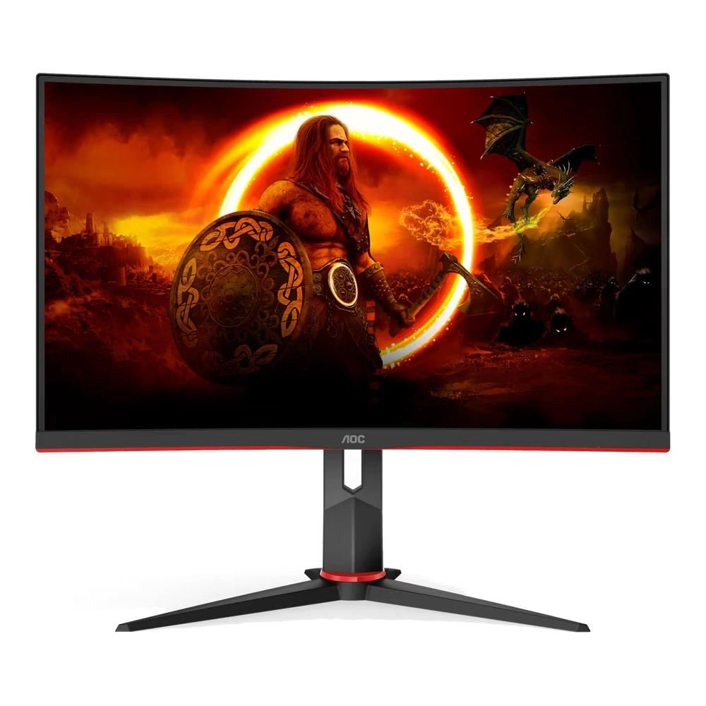 Monitor Aoc C24G2 23,6" Va Fhd (1920 X 1080) 165HZ 1MS Curved Gaming Ficha Usa