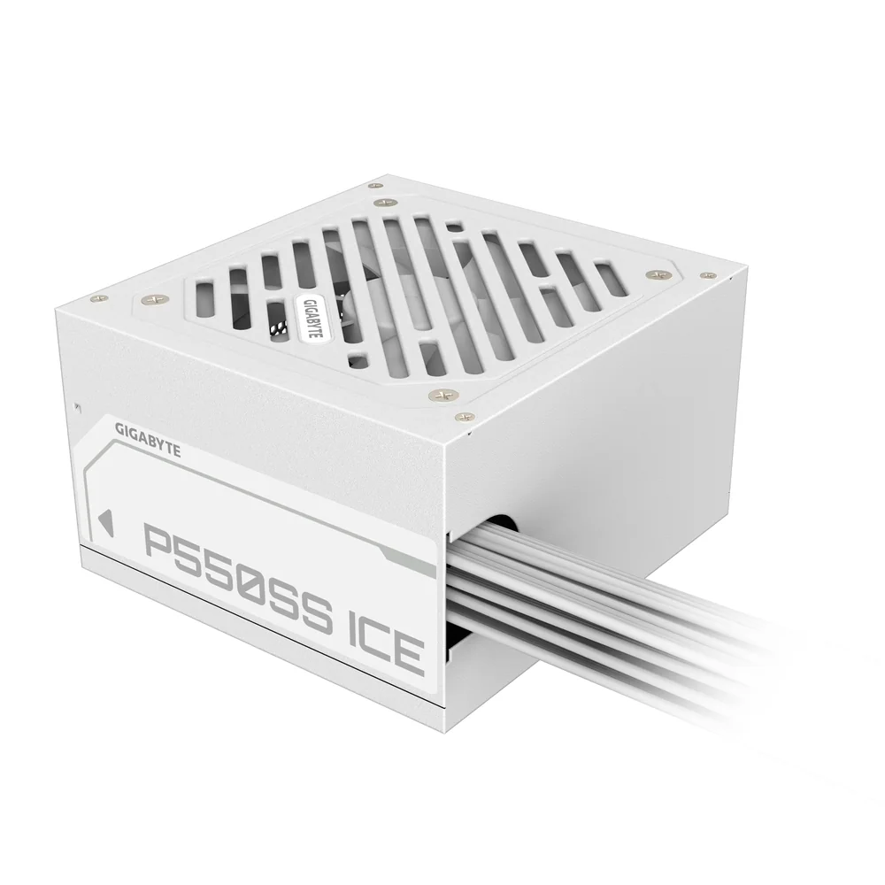 Fuente Gamer Gigabyte 550W Ice 80 Plus Silver ATX 3.0 White