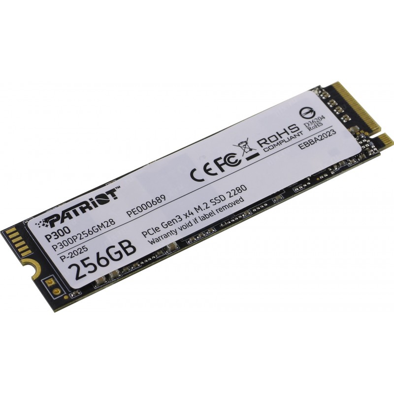 Disco Ssd Patriot P300 256 Gb M.2 2280 Pcie GEN3 X4 PE000689